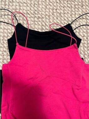 Bundle Zara Spaghetti-Strap Mini Dress